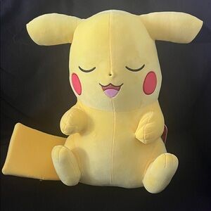 Brand new Pokemon Sleepy Yellow Pikachu Plush